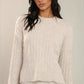 THE MARCY CABLE KNIT SWEATER