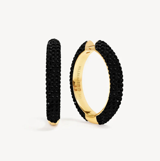 HILLBERG AND BERK LARGE SPARKLE HOOPS