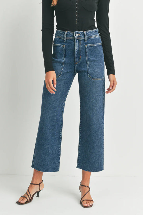 UTILITY WIDE LEG HIGH RISE DENIM BP353J