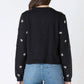 THE ABBY EMBELLISHED TIE FRONT CARDIGAN