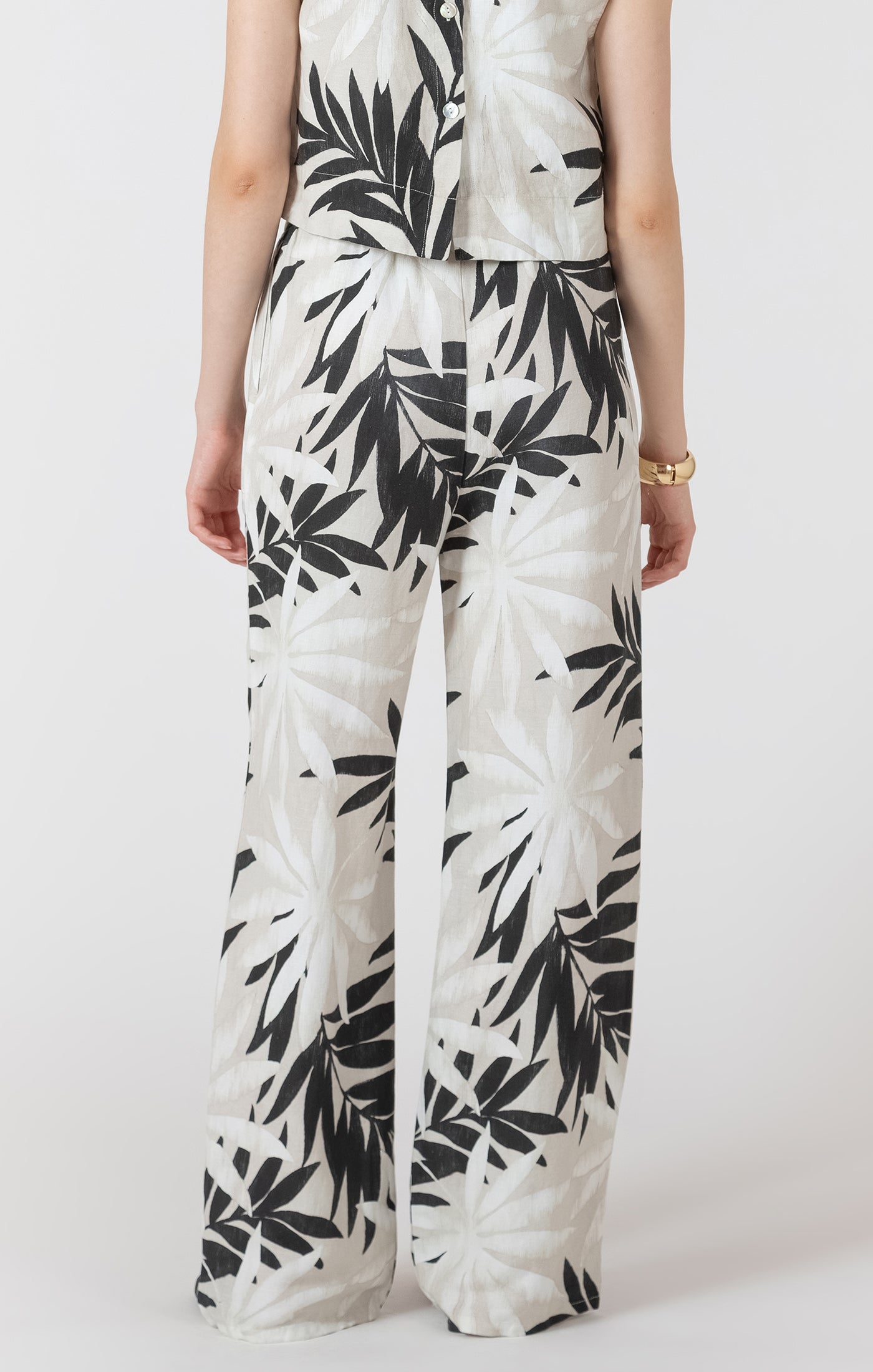 THE BERNIE WIDE LEG DRAWSTRING PANT