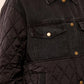 THE TERA MIXED MEDIA DENIM QUILTED JACKET