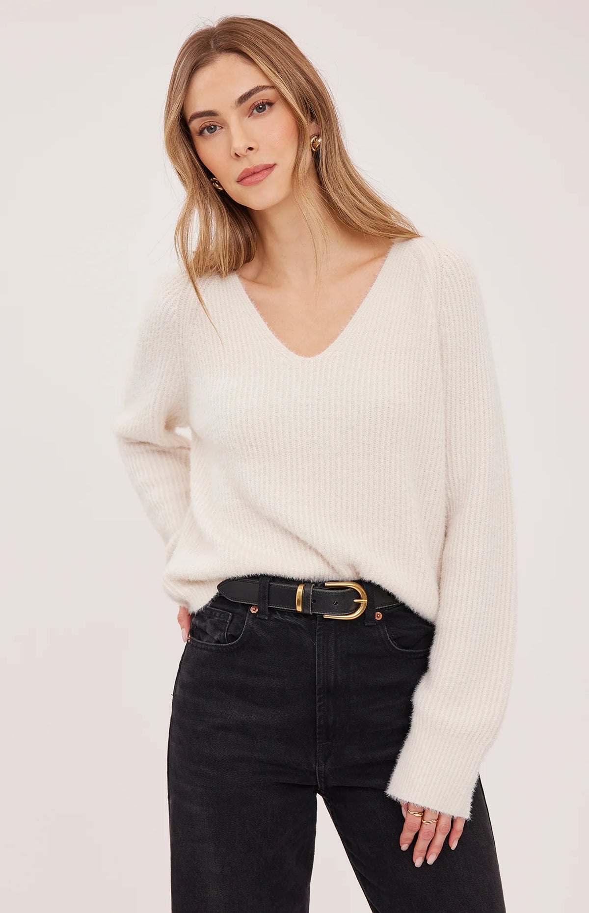 FILOMENA V NECK SWEATER