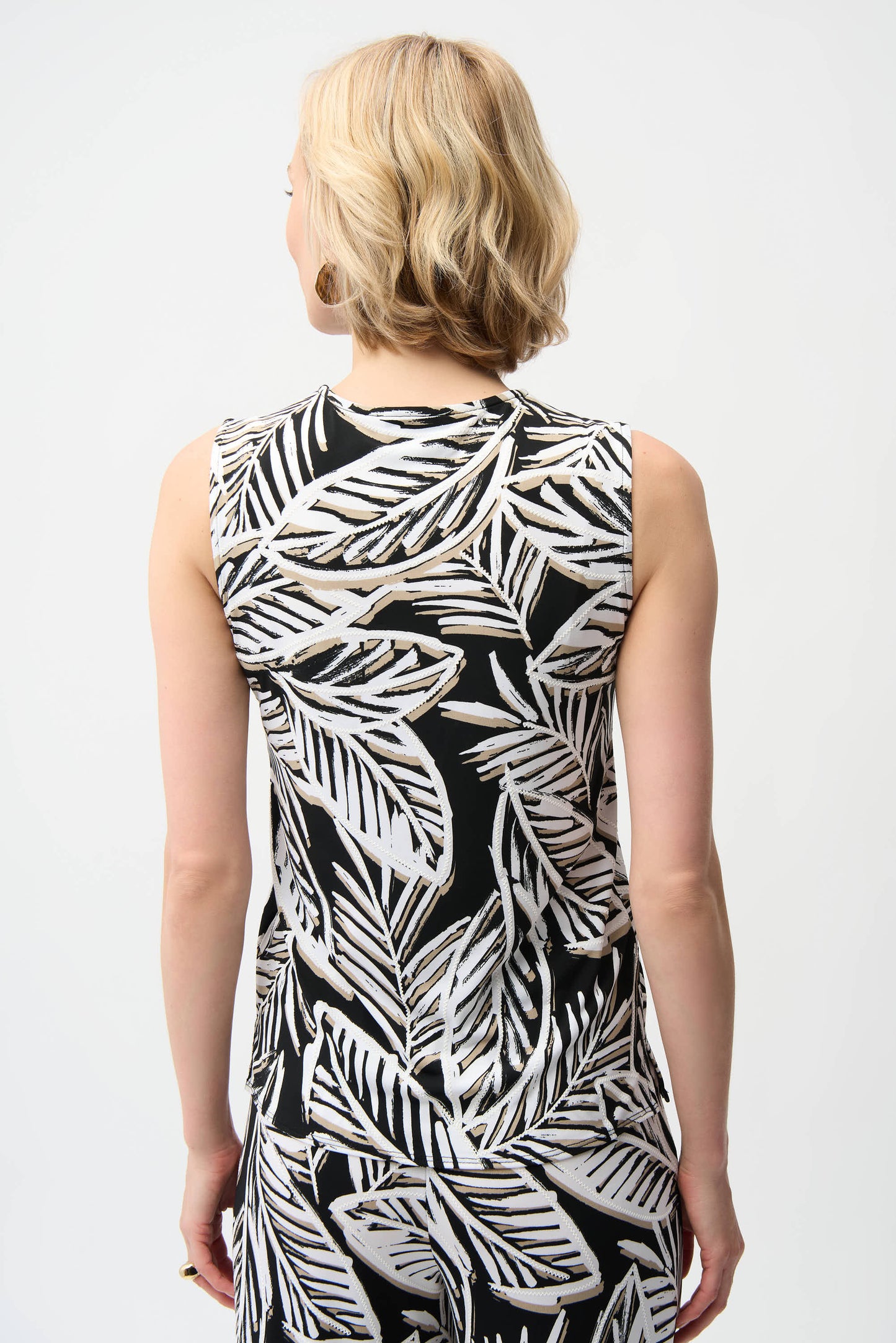 VNECK PATTERNED TANK