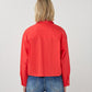 THE MAVEN CROPPED LONG SLEEVE CUFF BLOUSE