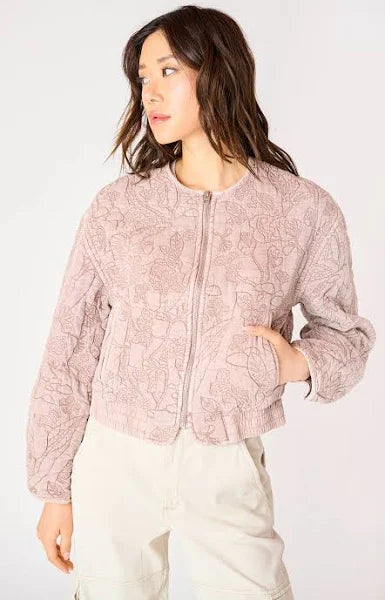 THE BELLA FLORAL QUILTED BOMBER JACKET 2529530