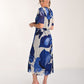 FLORAL WOVEN DRESS WITH PLEATED SKIRT 268220