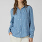 THE DAISY EMBROIDERED BUTTON FRONT SHIRT