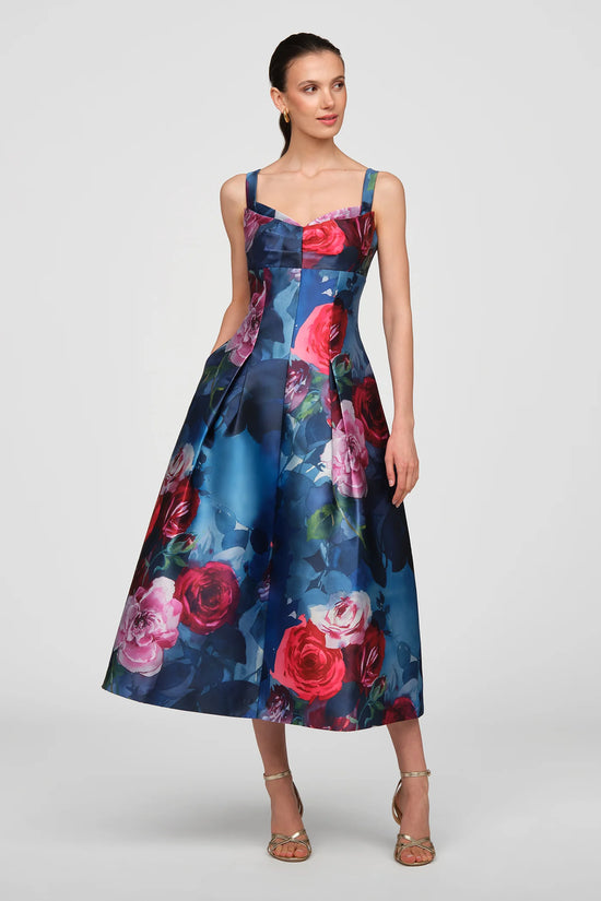 ADRIA TEA LENGTH DRESS