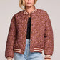 SUNI FLORAL QUILTED BOMBER
