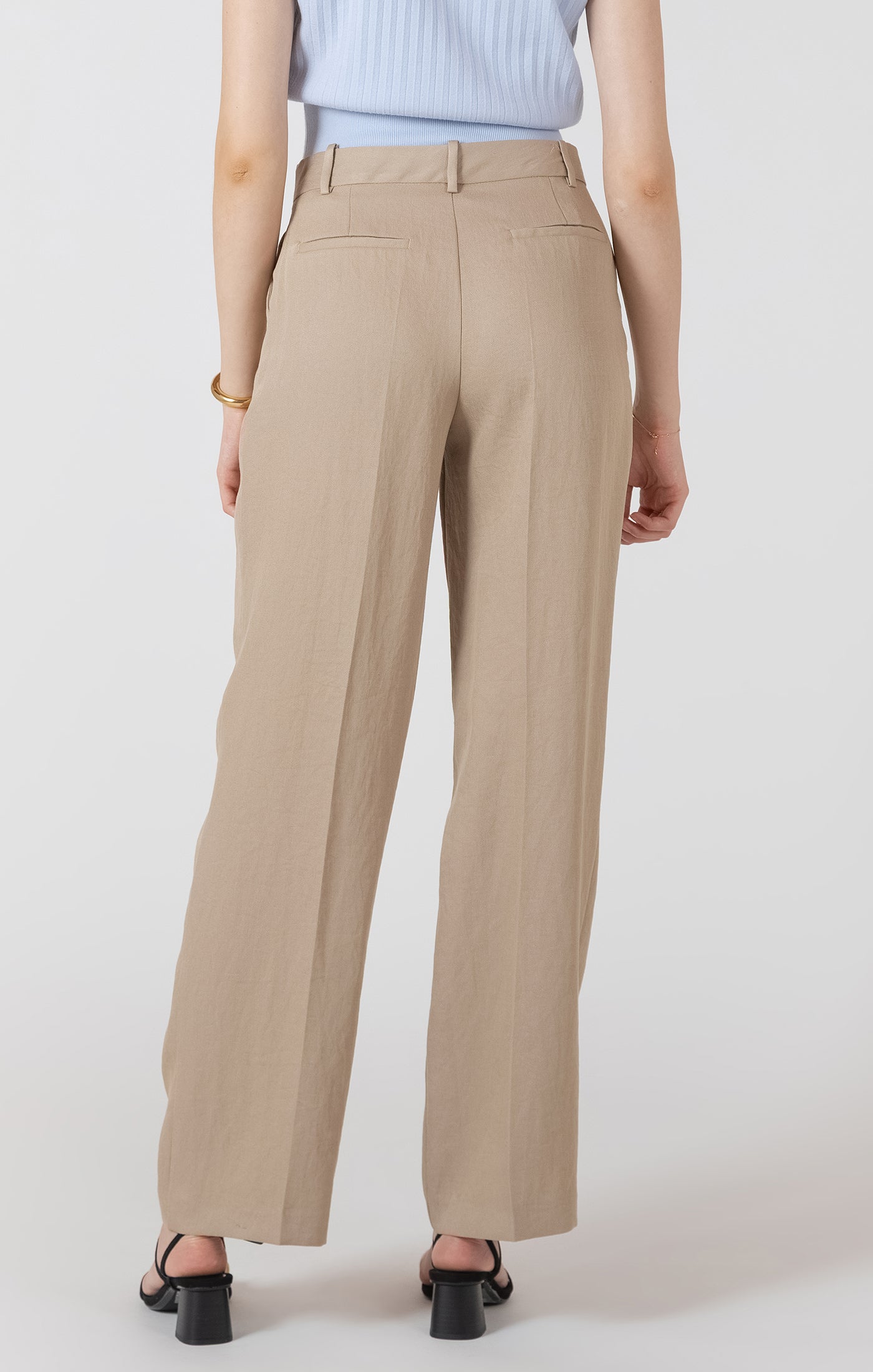 THE MARCELLA PLEAT DETAIL STRAIGHT PANT