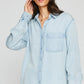 OZZY DENIM BUTTON UP GF-2821