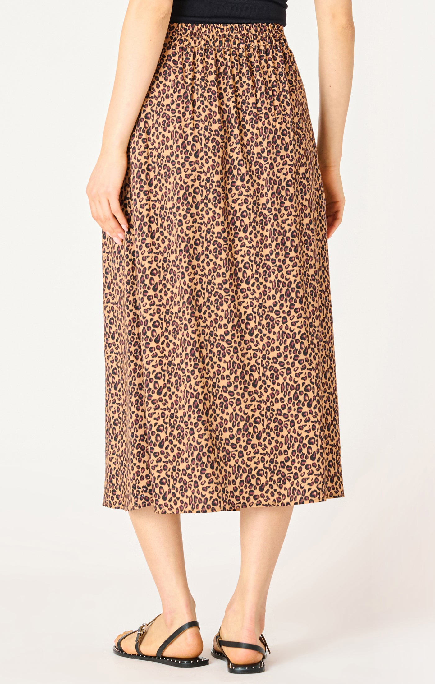 THE KINSLEY BUTTON FRONT MIDI SKIRT 2522711