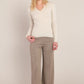 THE LISA V NECK RIBBED TOP