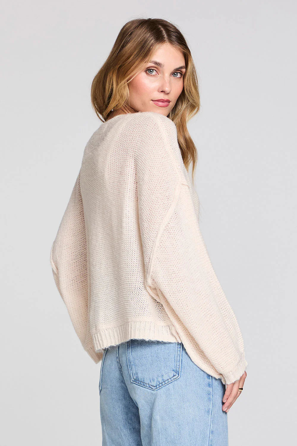 KIAH TIE FRONT SWEATER