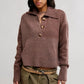 TRADING UP POLO SWEATER BY FREE PEOPLE