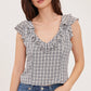 AINSLEY RUFFLE TOP