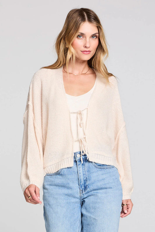 KIAH TIE FRONT SWEATER