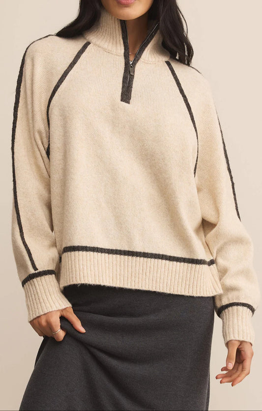 ALPS HALF ZIP SWEATER