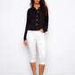 LINEN LONG SLEEVE BUTTON JACKET C6199
