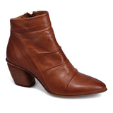 JEANIE LEATHER HEELED ANKLE BOOT