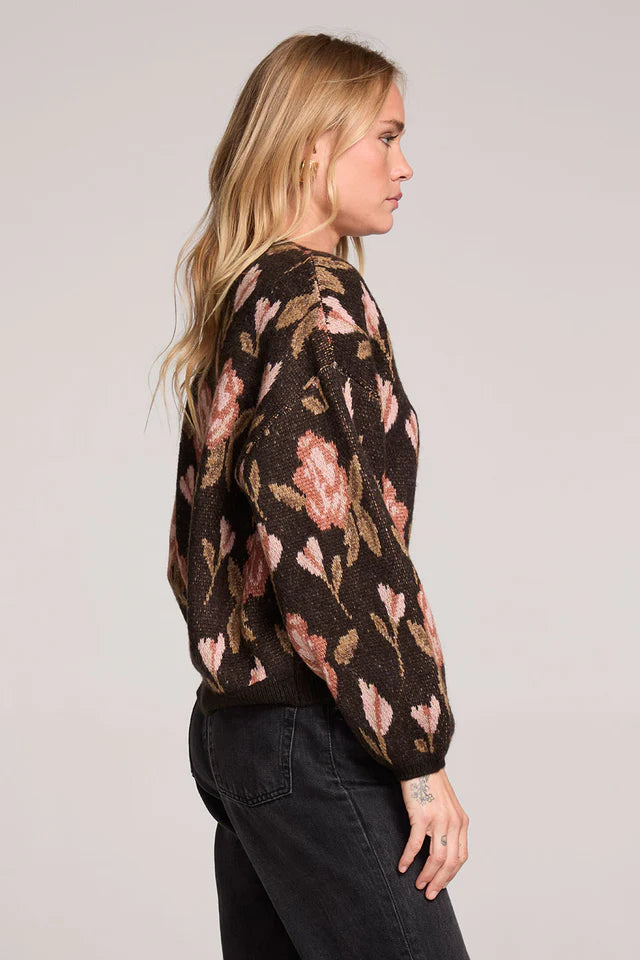 LEILANI FLORAL SWEATER