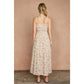 THE GILLIAN SHIRRED MIDI DRESS