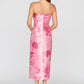 ADDISON TEA LENGTH STRAPLESS DRESS