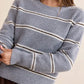 WARM CHAI STRIPE SWEATER