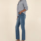 KELSEY HIGH RISE FAB AB ANKLE FLARE