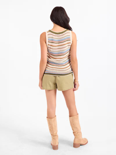 FALL STRIPE SWEATER VEST