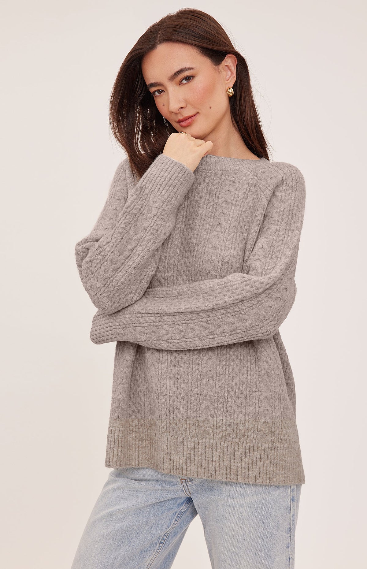 LORI CABLE KNIT SWEATER