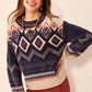 THE TAMARA MOCK NECK PATTERN SWEATER