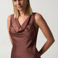 SILKY COWL NECK TANK BY RIBKOFF 233048