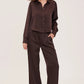 LEIGHTON SILKY L/S BLOUSE