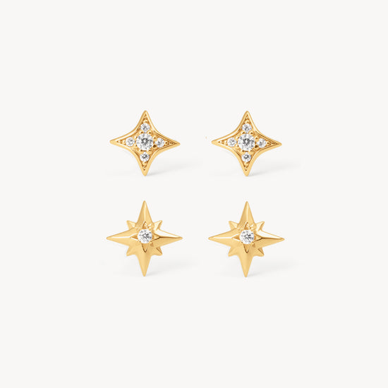 HILLBERG AND BERK  PETITE STARBURST STUDS