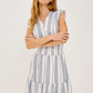 SAMINA STRIPE MIDI DRESS