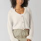 THE BELLE TEXTURED BUTTON FRONT CARDI
