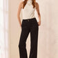 AUDREY HUGGING WIDE DENIM TROUSER