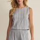 SLOANE STRIPED TOP