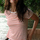 JUNIE STRIPED TEE