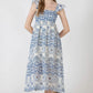 THE SABINE CUTOUT EMBROIDERED DRESS