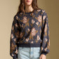 THE RONNIE FLORAL SWEAER