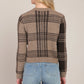 THE KEELY PLAID CROP CARDI