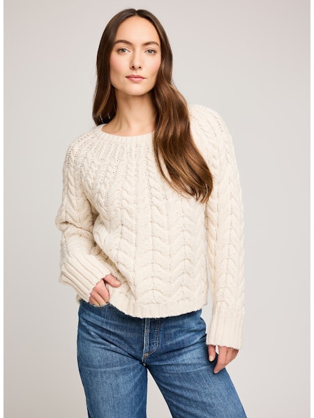LORENZO CHUNKY ROUND NECK SWEATER