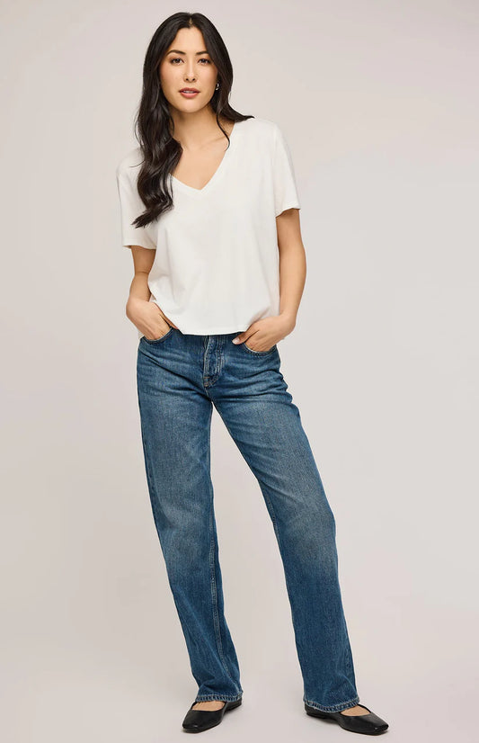 LUCY V NECK TSHIRT GF-1113
