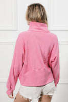 THE KRISTI HALF ZIP UP SWEATSHIRT