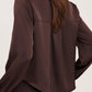 LEIGHTON SILKY L/S BLOUSE