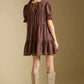 GINNA TIERED FLORAL  MINI DRESS