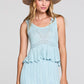 GAELLE CROCHET SWEATER TANK S3569